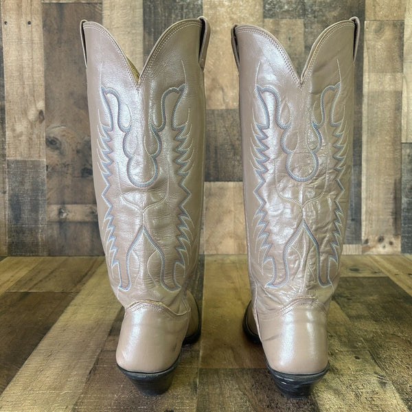 Nocona Vintage Tall 16'' Western Cowboy Riding Boots Womens 8 C