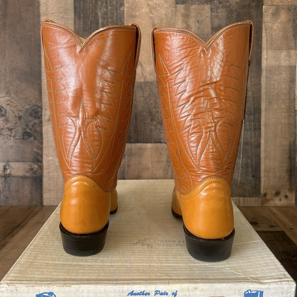 Tony Lama Vintage Gold Label Cowboy Boots Womens 5.5 C