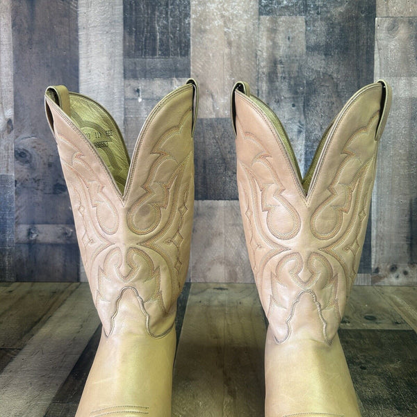 Nocona Round Toe Extra Wide Cowboy Boots Mens 11.5 EEE