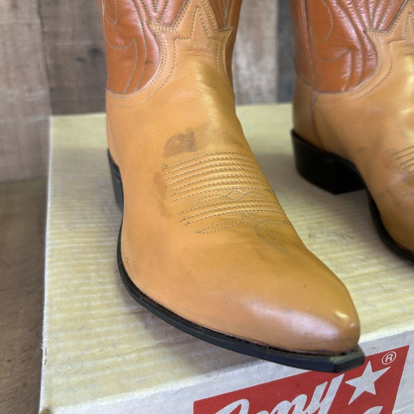 Tony Lama Vintage Gold Label Cowboy Boots Womens 7 C