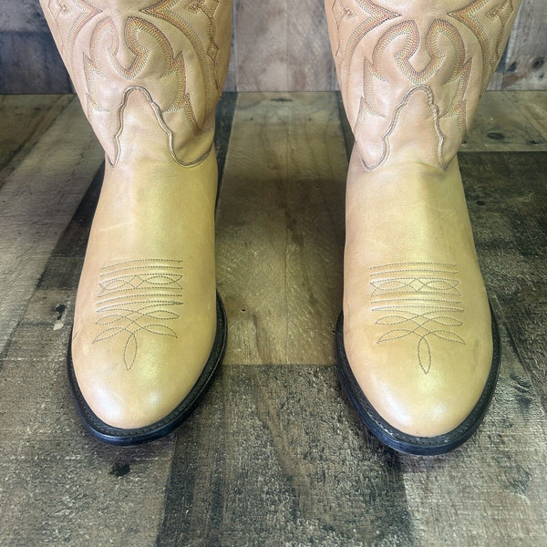 Nocona Round Toe Extra Wide Cowboy Boots Mens 11.5 EEE