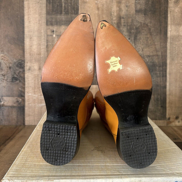 Tony Lama Vintage Gold Label Cowboy Boots Womens 5.5 C
