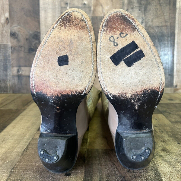 Nocona Vintage Tall 16'' Western Cowboy Riding Boots Womens 8 C