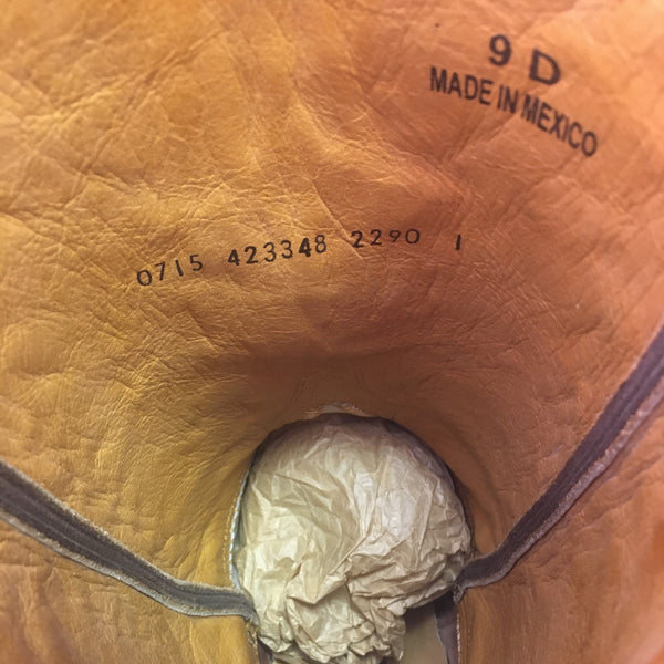 Old Gringo Benchmark MK2290-1 Sonora 13” Square Toe Cowboy Boots Mens 9 D