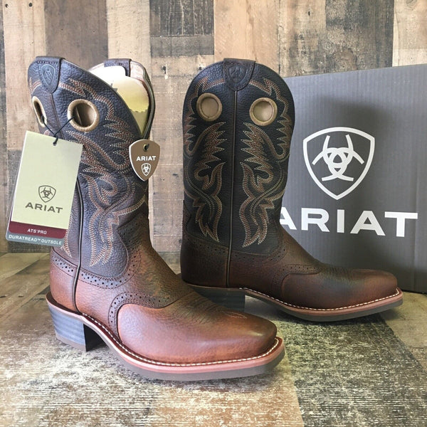 Ariat 10002227 NWT Heritage Roughstock Cowboy Boots Mens 9 D