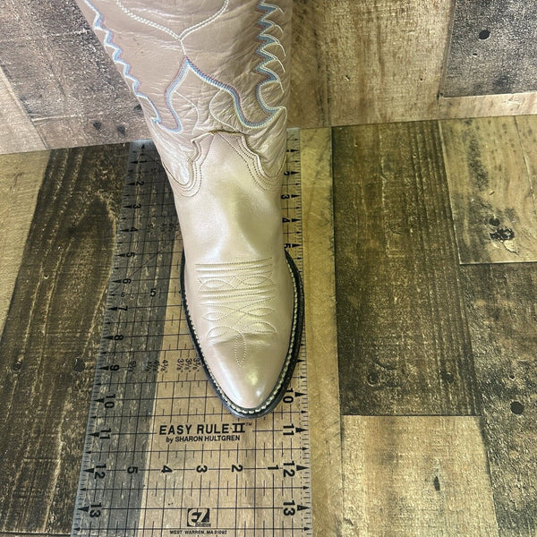 Nocona Vintage Tall 16'' Western Cowboy Riding Boots Womens 8 C