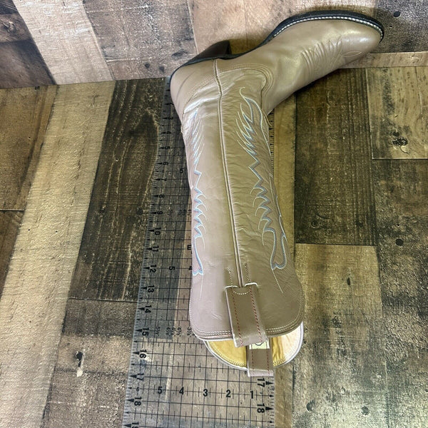 Nocona Vintage Tall 16'' Western Cowboy Riding Boots Womens 8 C