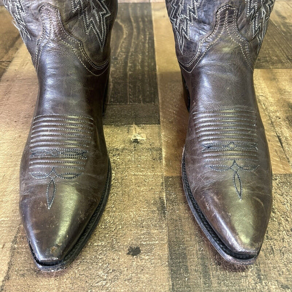 Lucchese N157754 Mad Dog 1883 Snip Toe Cowboy Boots Mens 8.5 D