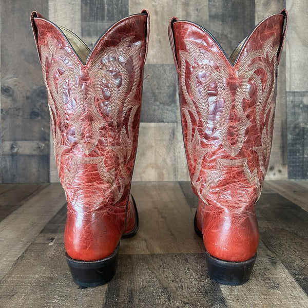 Shyanne Lucille Red Cowboy Boots Womens 7 B