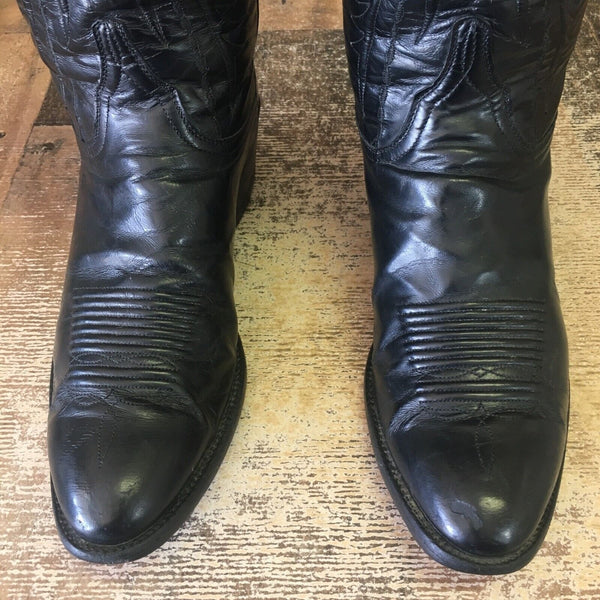 Lucchese Classics Handmade G983664 Black Cowboy Boots Mens 10 D