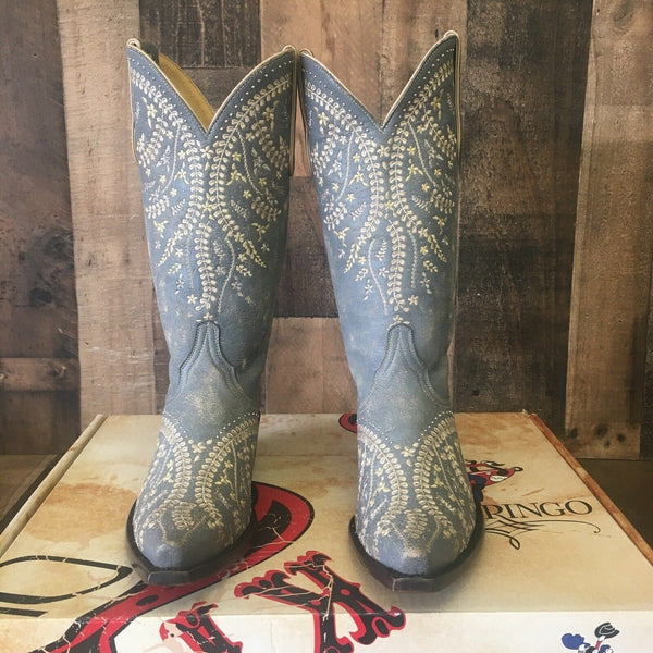 Old Gringo Yippee Kiyay Anya 13” YL344-3 Snip Toe Cowboy Boots Womens 7 B