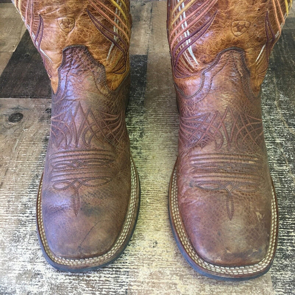 Ariat 10015283 Square Toe Vibram Sole Cowboy Boots Mens 11 D