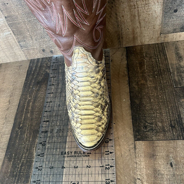 Champion Boot Co Vintage Snakeskin Cowboy Boots Mens 8.5 D