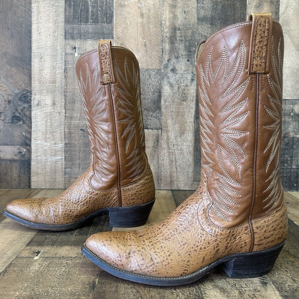 Dan Post Vintage Leather Cowboy Boots Womens 10 B