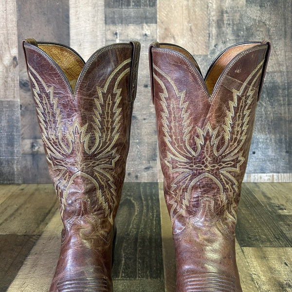 Lucchese N1547 Mad Dog 1883 Snip Toe Cowboy Boots Mens 8.5 D