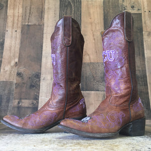 Old Gringo TCU Gameday Cowboy Boots Womens 7 B