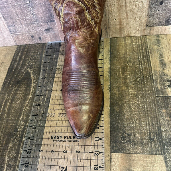 Lucchese N1547 Mad Dog 1883 Snip Toe Cowboy Boots Mens 8.5 D