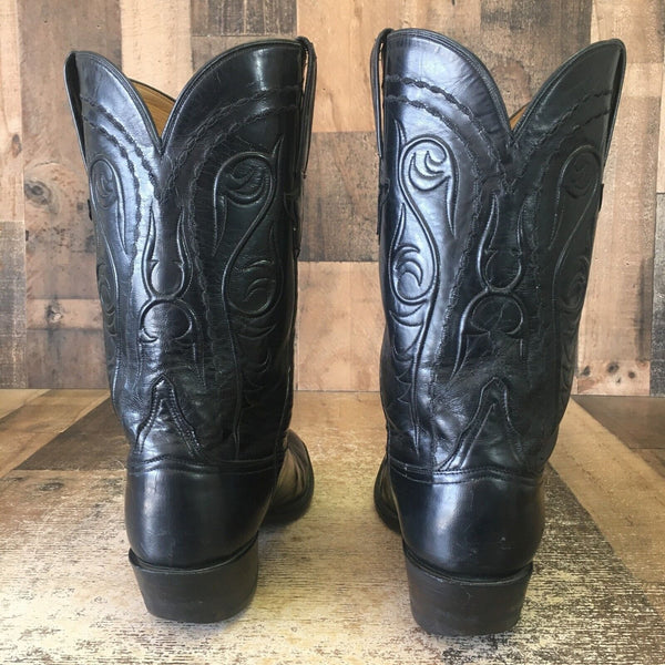 Lucchese Classics Handmade G983664 Black Cowboy Boots Mens 10 D