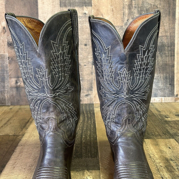 Lucchese N157754 Mad Dog 1883 Snip Toe Cowboy Boots Mens 8.5 D