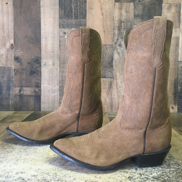 Nocona Full Suede Cowboy Boots Mens 9 E