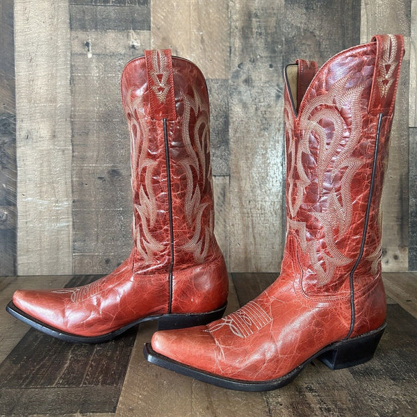 Shyanne Lucille Red Cowboy Boots Womens 7 B