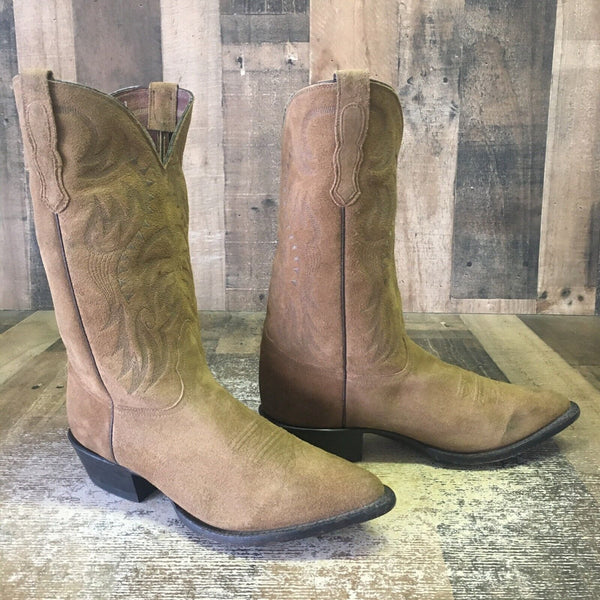 Nocona Full Suede Cowboy Boots Mens 9 E