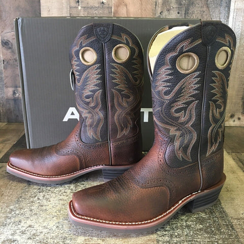 Ariat 10002227 NWT Heritage Roughstock Cowboy Boots Mens 10 D