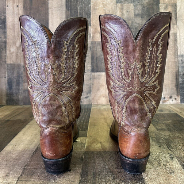 Lucchese N1547 Mad Dog 1883 Snip Toe Cowboy Boots Mens 8.5 D