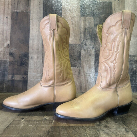 Nocona Round Toe Extra Wide Cowboy Boots Mens 11.5 EEE