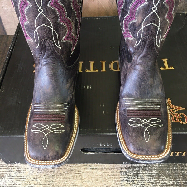 Old Gringo Reinna 13" LTL2870-3 Square Toe Cowboy Boots Womens 7 B