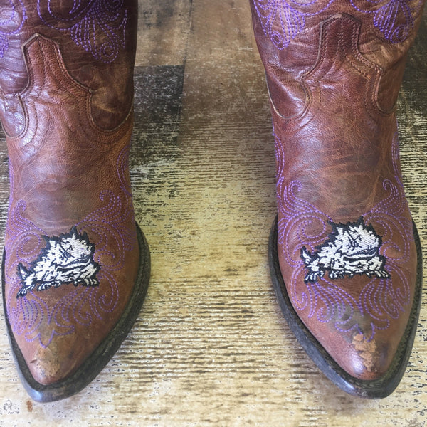 Old Gringo TCU Gameday Cowboy Boots Womens 7 B