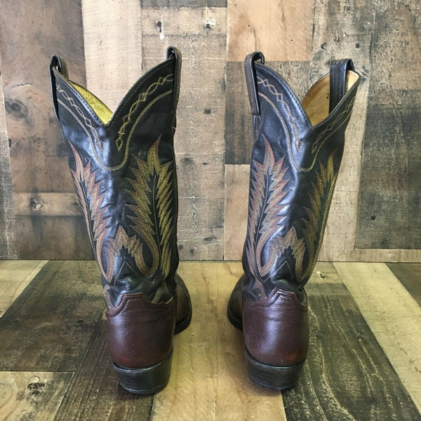 Tony Lama Vintage Smooth Ostrich Cowboy Boots Mens 7.5 D