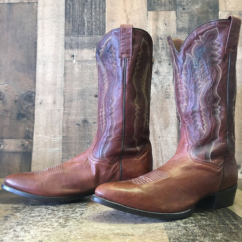 Dan Post 2292 Brown Cowboy Boots Mens 12 D