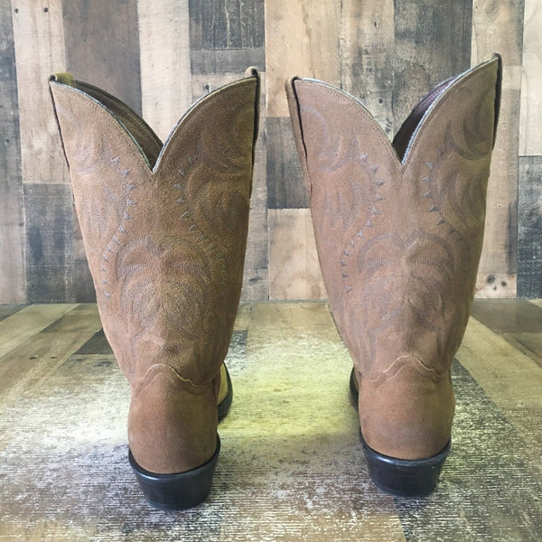 Nocona Full Suede Cowboy Boots Mens 9 E