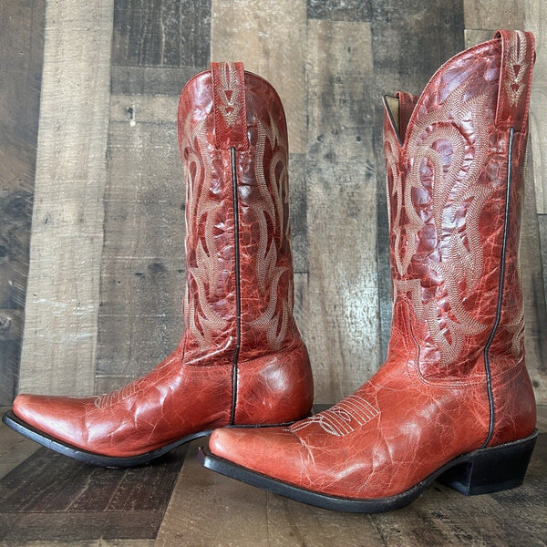 Shyanne Lucille Red Cowboy Boots Womens 7 B