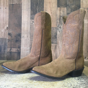 Nocona Full Suede Cowboy Boots Mens 9 E