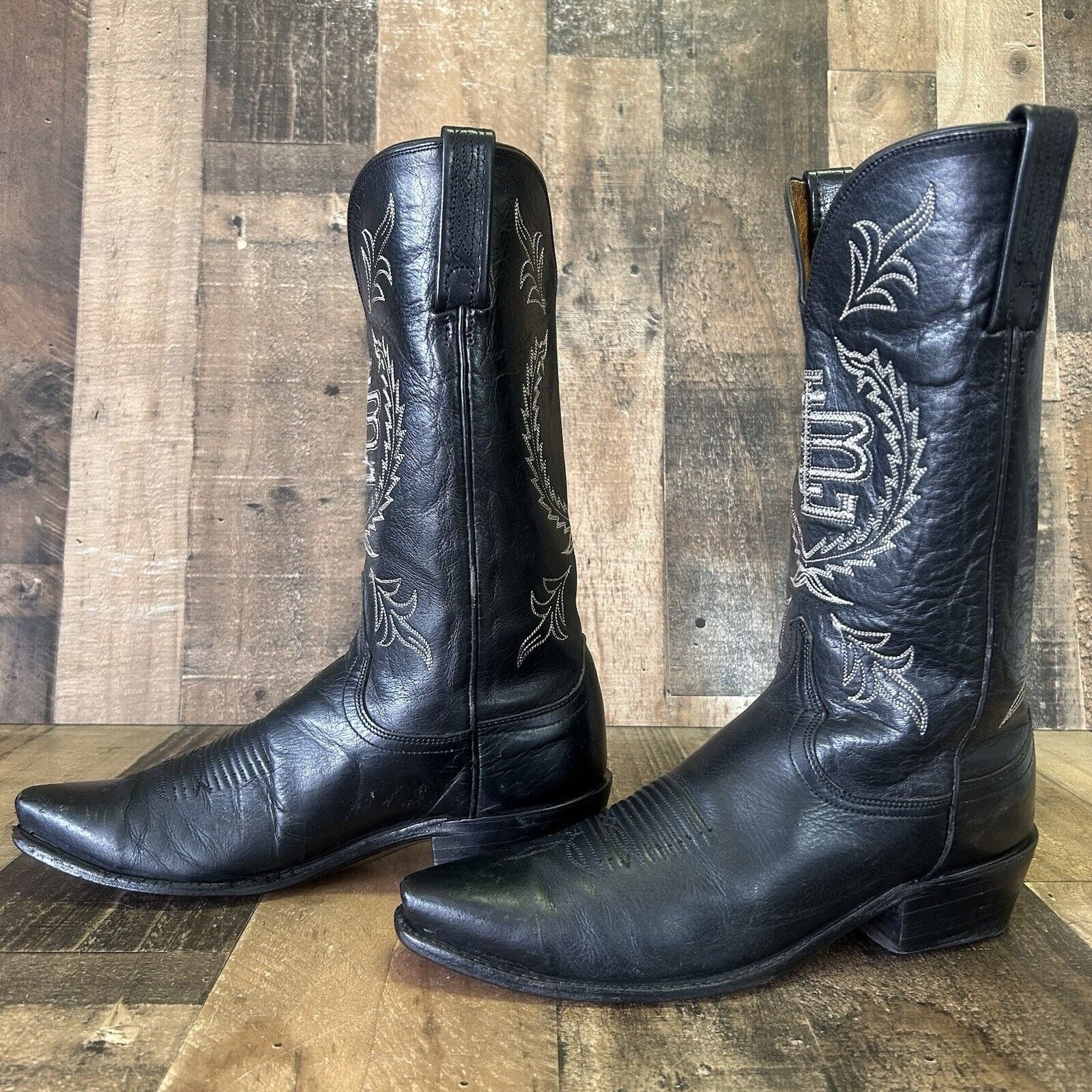 Lucchese N7857 Snip Toe 1883 Cowboy Boots Mens 8.5 D