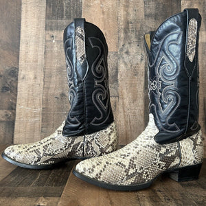 Corral Snakeskin Cowboy Boots Mens 8.5 D