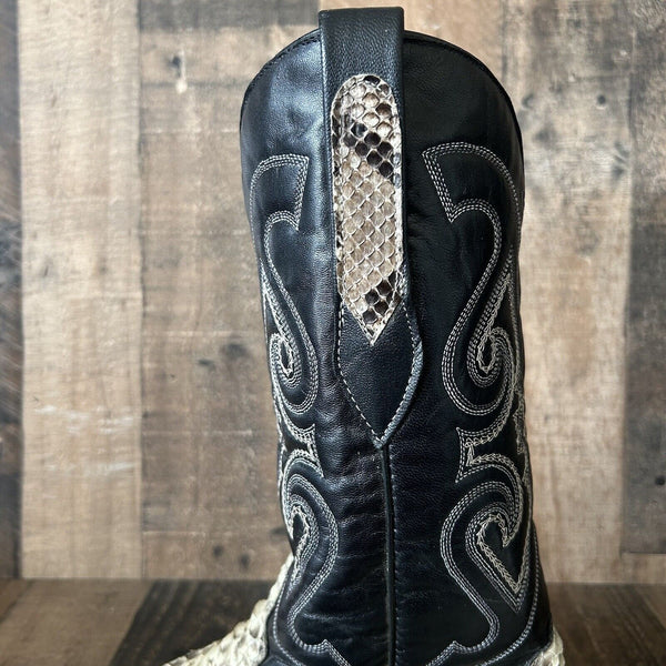 Corral Snakeskin Cowboy Boots Mens 8.5 D