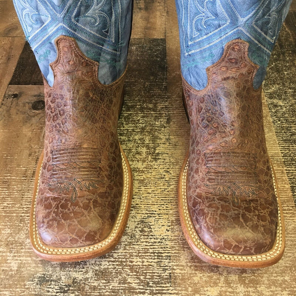 Tony Lama 7964 Square Toe Cowboy Boots Mens 8 EE