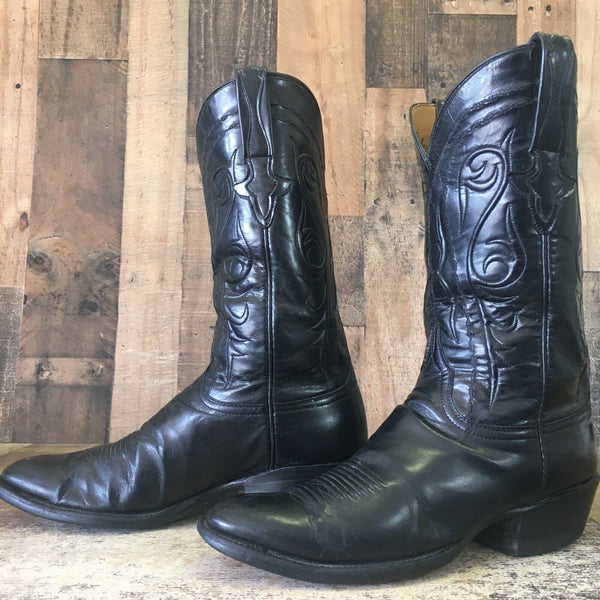 Lucchese Classics Handmade G983664 Black Cowboy Boots Mens 10 D