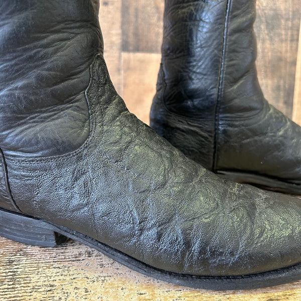 Lucchese 2000 Vtg T0000C2 Roper Elephant Cowboy Boots Mens 9 D