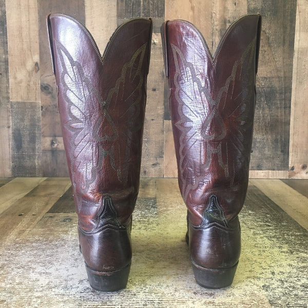 Lucchese P007424 Vintage Smooth Ostrich Cowboy Boots Womens 5.5 C