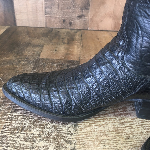 Lucchese L655304 Vtg Lizard Cowboy Boots Mens 8 D