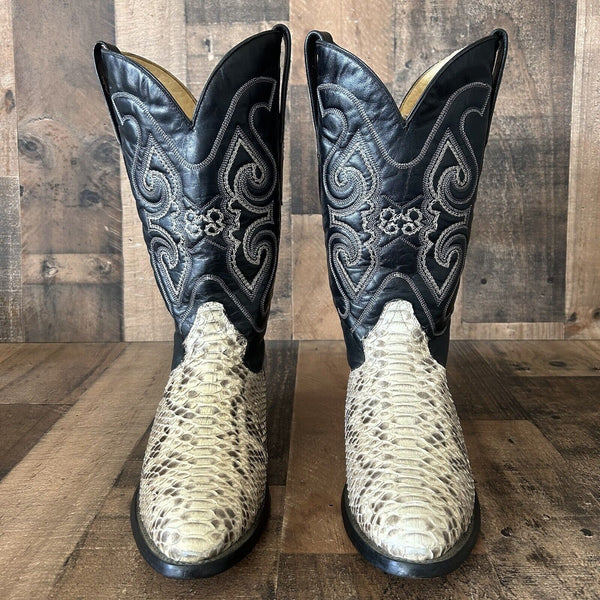 Corral Snakeskin Cowboy Boots Mens 8.5 D