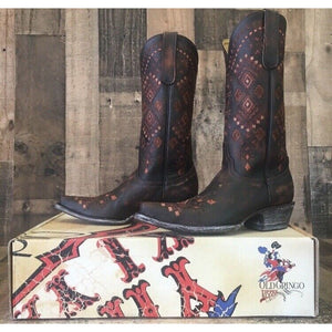 Old Gringo Yippee Kiyay Yana Vamp 13” YL289-1 Cowboy Boots Womens 7 B